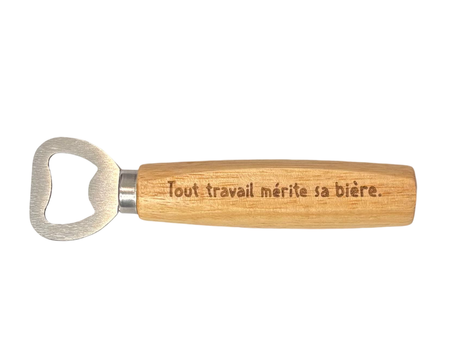 Décapsuleur Personnalisé en Bois